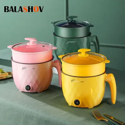 1.8L 다기능 전기 밥솥 가정 및 주방 가전 제품을위한 미니 붙지 않는 조리기구 Multicooker Pan Pots 제공